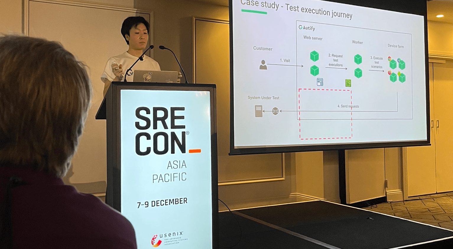 Joined SREcon22 Asia/Pacific to give a session about Autify’s Design of a stateful system